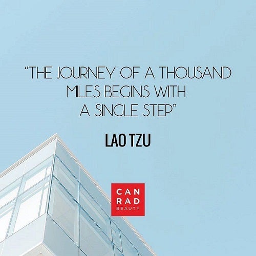 The journey of a thousand miles begins with a single step — Lao Tzu