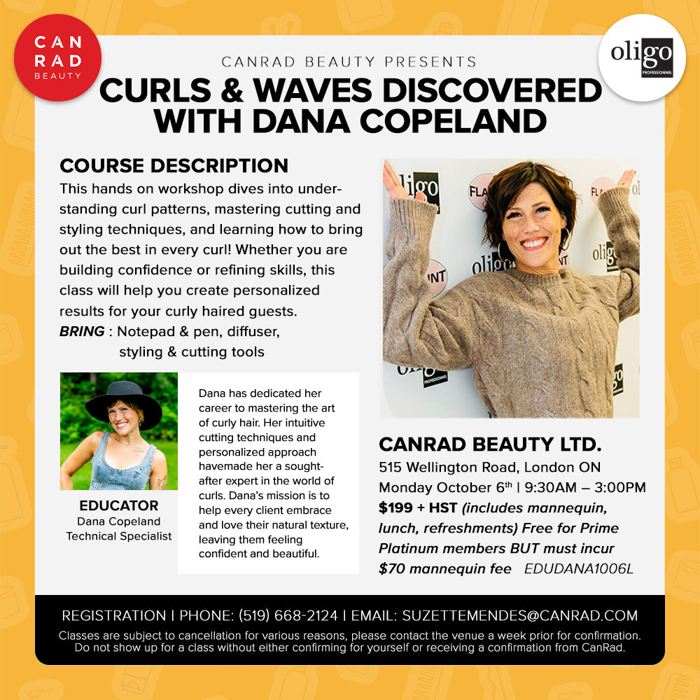 Curls and Waves Discovered with Dana Copeland — class poster